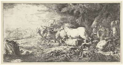 Arka Noego autorstwa Giovanni Benedetto Castiglione