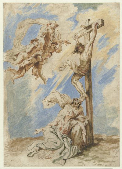 Chrystus na krzyżu autorstwa Giovanni Benedetto Castiglione