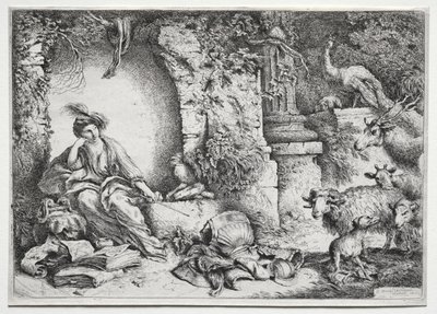 Melancholia autorstwa Giovanni Benedetto Castiglione
