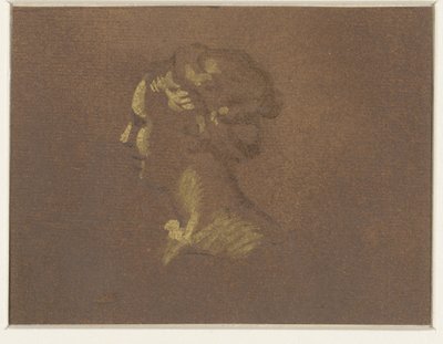 głowa dziewczyny autorstwa Giovanni Benedetto Castiglione