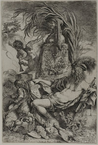 Geniusz Castiglione autorstwa Giovanni Benedetto Castiglione