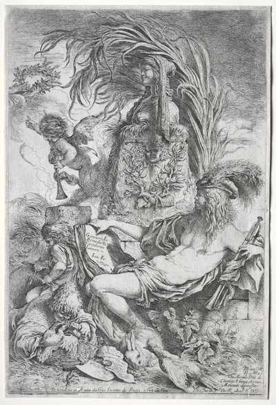 Geniusz Castiglione autorstwa Giovanni Benedetto Castiglione