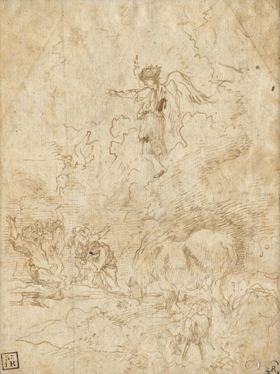 Ogłoszenie dla pasterzy autorstwa Giovanni Benedetto Castiglione