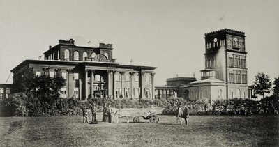 Rezydencja Paskiewiczów w Homlu, lata 60. XIX wieku autorstwa Giovanni Bianchi