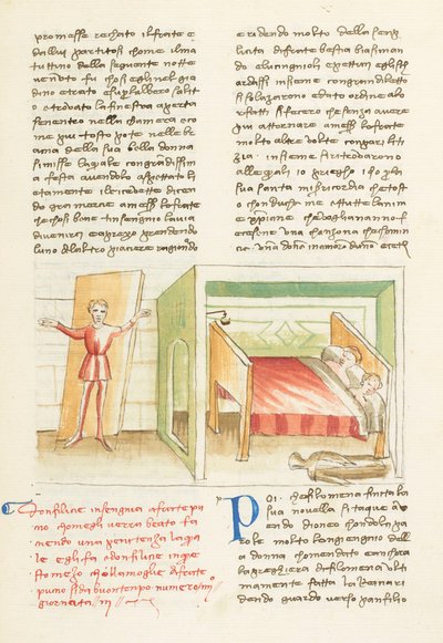 Dekameron, Klucz do raju - Puccio di Rinieri maltretowany przez Felice, Trzeci dzień, opowiadanie 4. autorstwa Giovanni Boccaccio
