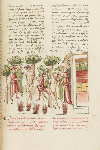 Dekameron, Młody jeniec - Restituta Bolgaro i Giari di Procida pod pręgierzem , Piąty dzień, opowiadanie 6. autorstwa Giovanni Boccaccio
