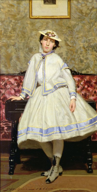 Alaide ubrany na biało autorstwa Giovanni Boldini