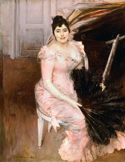 Argentyńska piosenkarka, autorstwa Giovanniego Boldiniego (1842-1931) autorstwa Giovanni Boldini