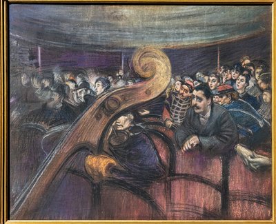 w teatrze autorstwa Giovanni Boldini