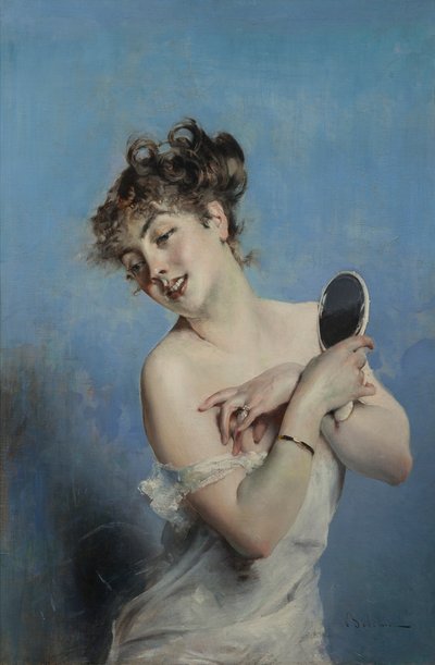 Giovane donna in déshabillé La toilette, c. 1880.    1138464   pl       polish Successfully Translated  Original: Retreat of the Grande Armée from Moscow in 1812, 1813 Translat: Retreat of the Grande Armée from Moscow in 1812, 1813 1193368 pl polish Succes autorstwa Giovanni Boldini