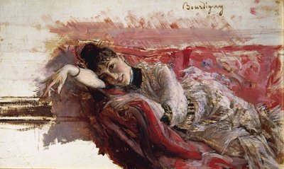 Włochy, Florencja, Portret Alaide Banti autorstwa Giovanni Boldini