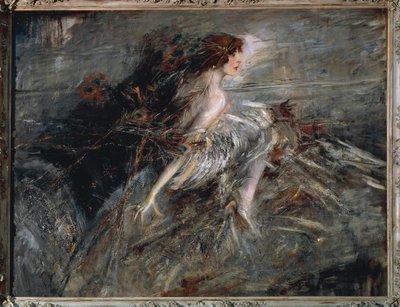 Włochy, Rzym, Portret Marchesy Luisy Casati autorstwa Giovanni Boldini