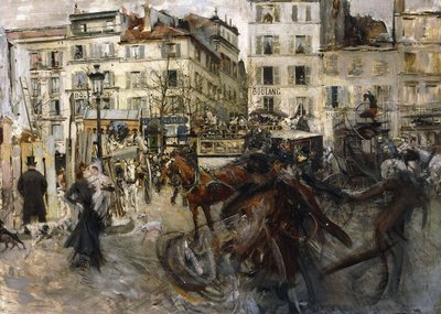Plac Pigalle, 1874 autorstwa Giovanni Boldini