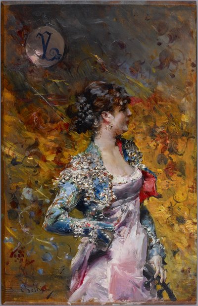 Dama z gitarą autorstwa Giovanni Boldini