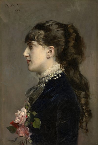 Madame Celine Leclanché, 1881 r. autorstwa Giovanni Boldini