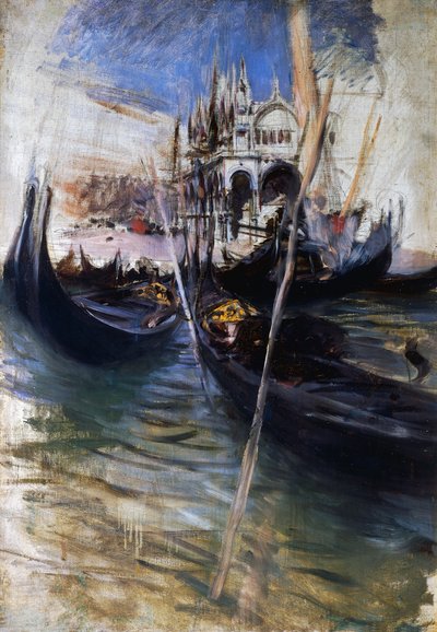 Molo i San Marco w Wenecji autorstwa Giovanni Boldini