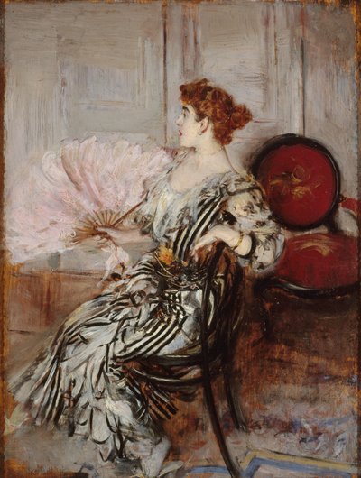 Portret Madame Torri, tancerki operowej, ok. 1930 r. 1900. autorstwa Giovanni Boldini