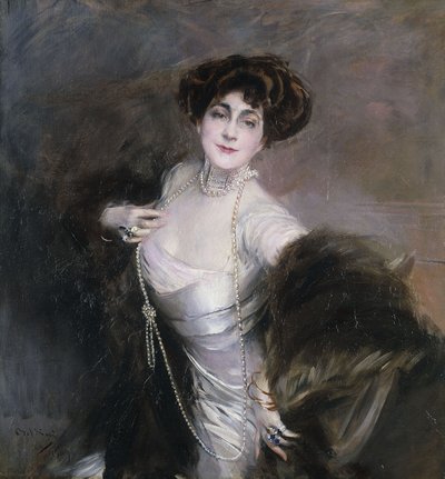 Portret Diaza Albertiniego, 1909 autorstwa Giovanni Boldini