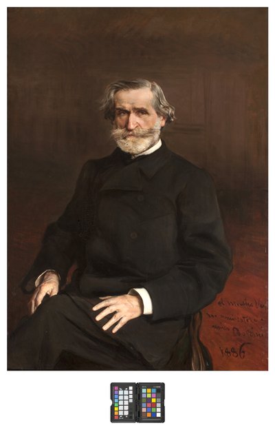 Portret Giuseppe Verdiego, 1886 autorstwa Giovanni Boldini