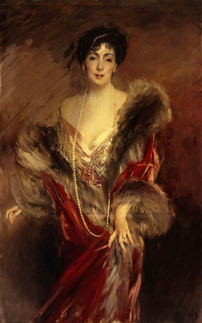 Portret Josefiny A. de Errazuriz, 1912 autorstwa Giovanni Boldini