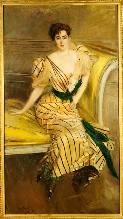 Portret Madame Josephiny Alvear de Errazuriz, 1892 autorstwa Giovanni Boldini