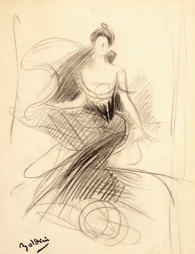 Portret pani X, autorstwa Giovanni Boldini