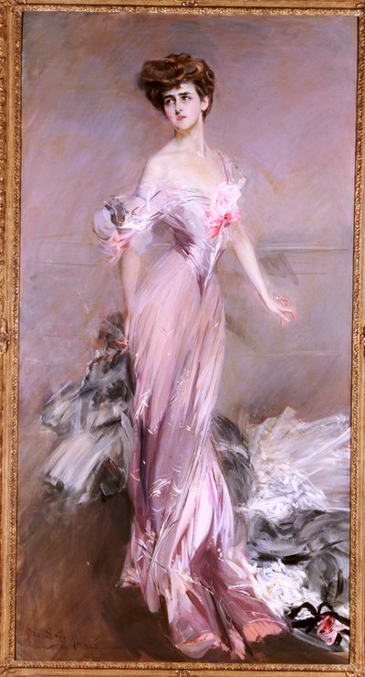 Portret pani Howard-Johnston, 1906 autorstwa Giovanni Boldini