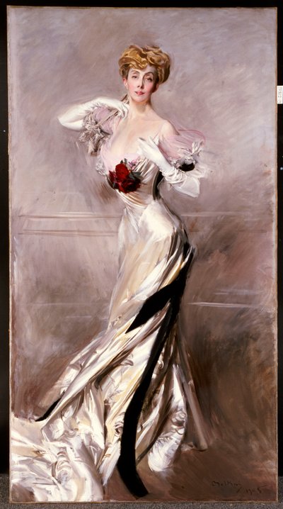 Portret hrabiny Zichy, 1905 autorstwa Giovanni Boldini