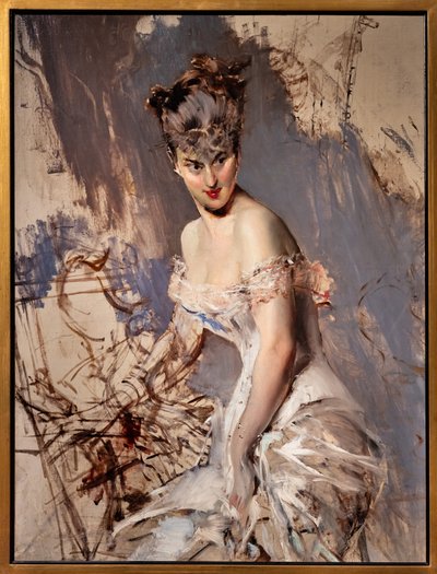 Portret aktorki Alice Regnault autorstwa Giovanni Boldini