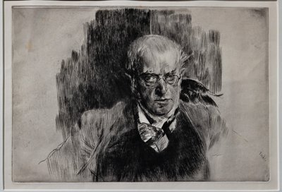 Portret malarza Adolpha Menzela autorstwa Giovanni Boldini