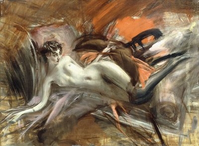 Leżąca nago, autorstwa Giovanni Boldini