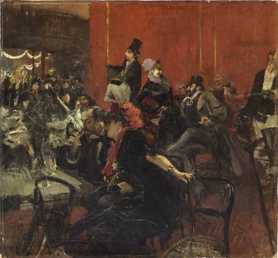 Scena świąteczna autorstwa Giovanni Boldini