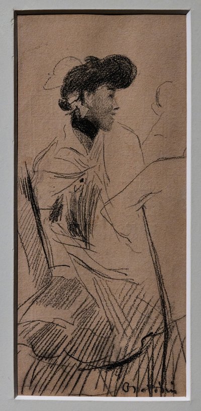 Siedząca Elegancka Kobieta autorstwa Giovanni Boldini