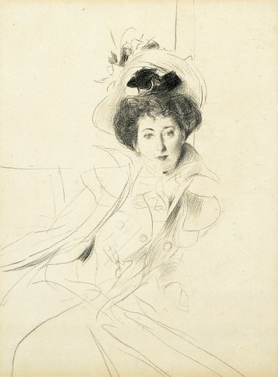 Studium księżniczki Niscemi autorstwa Giovanni Boldini