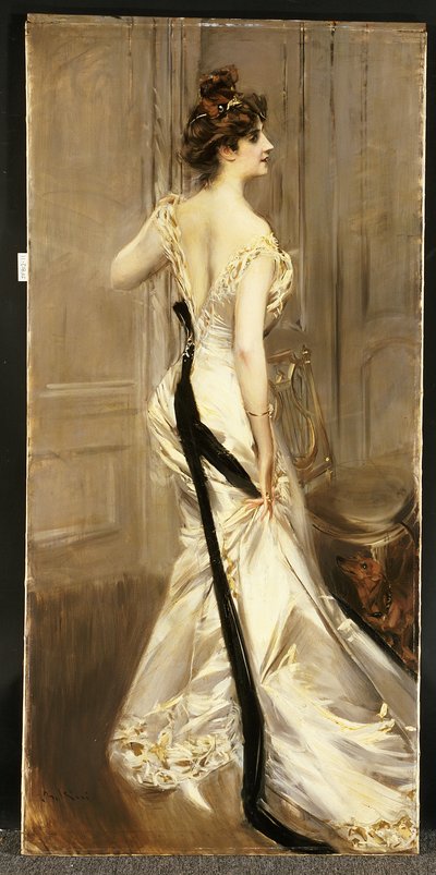 Czarna Szarfa, ok. 1905 autorstwa Giovanni Boldini