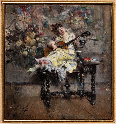 Gitarzysta autorstwa Giovanni Boldini