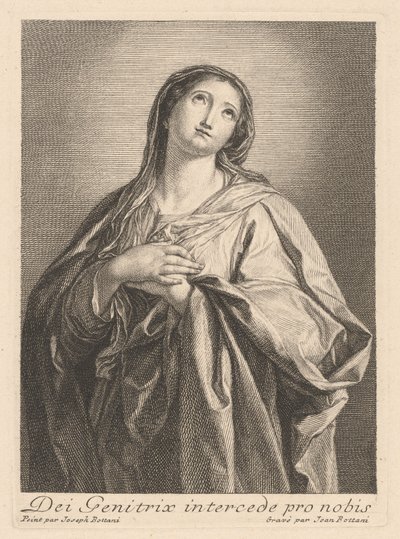 Dziewica autorstwa Giovanni Bottani, after Giuseppe Bottani