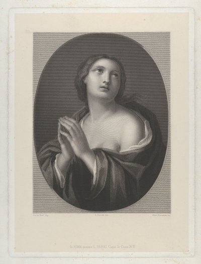 Kobieca personifikacja Nadziei..., ca. 1835-81. autorstwa Giovanni Buonafede