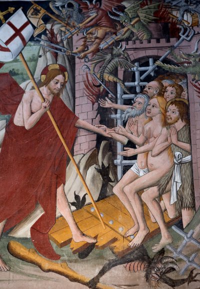 Zejście do piekła, ok.1492 autorstwa Giovanni Canavesio