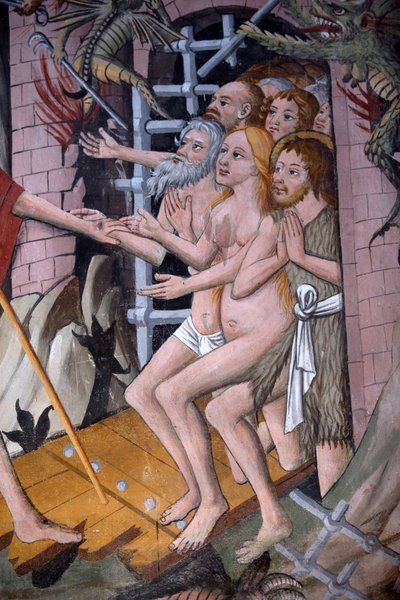 Zejście do piekła, ok.1492 autorstwa Giovanni Canavesio