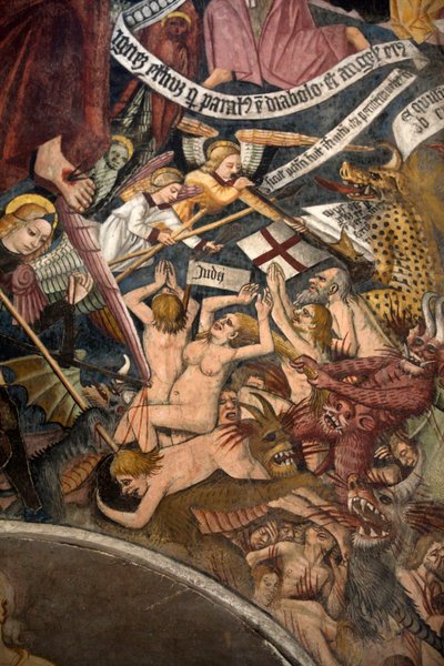 Wyrok Ostateczny, c.1492 (szczegóły 3702475) autorstwa Giovanni Canavesio