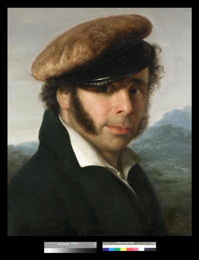 Portret Pietro Ronzoniego, 1825 autorstwa Giovanni Carnovali