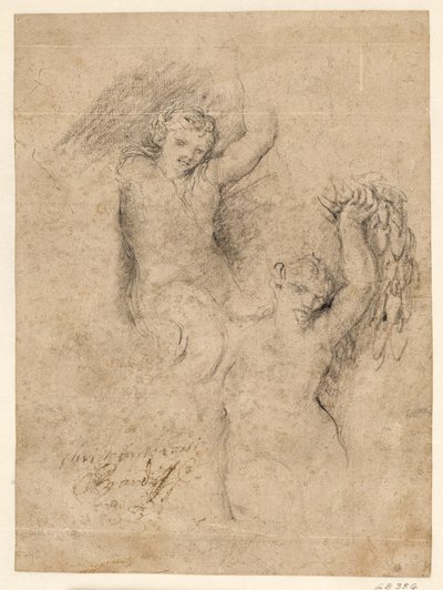 Nereid i satyra autorstwa Giovanni Coli