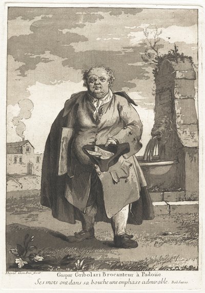 Gaspar Gribolari, sprzedawca towarów używanych w Padwie (Gaspar Gribolari, sprzedawca towarów używanych w Padwie) autorstwa Giovanni David