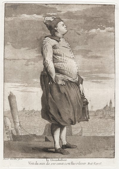 Le Gondolier (Gondolier) autorstwa Giovanni David