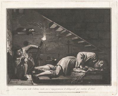 „Studnia” dla gwałcicieli prawa państwowego autorstwa Giovanni De Pian, after Francesco Galimberti