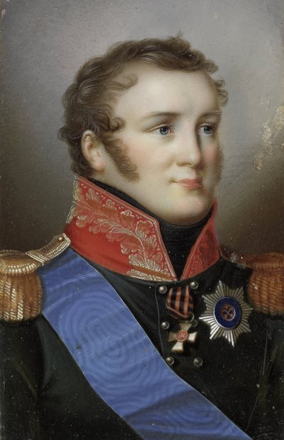 Portret Aleksandra I (1777-1825), cesarza Rosji autorstwa Giovanni Domenico Bossi
