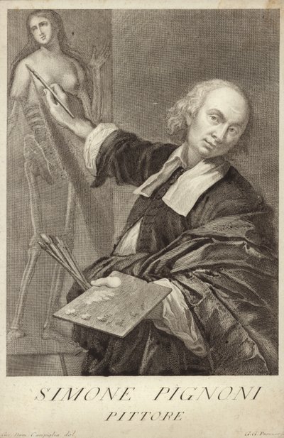 Simone Pignoni, włoski malarz autorstwa Giovanni Domenico Campiglia