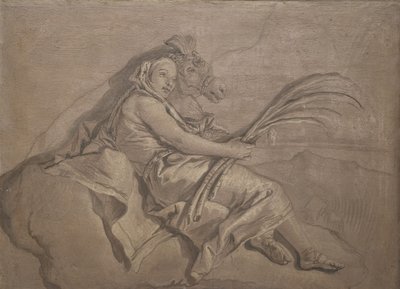 Azja. autorstwa Giovanni Domenico Tiepolo