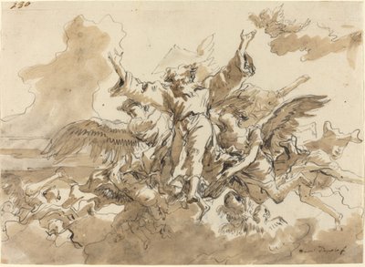 Stworzenie Wszechświata autorstwa Giovanni Domenico Tiepolo